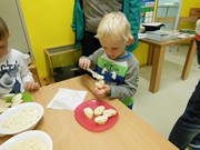 Odpolední zdravá svačinka s rodiči